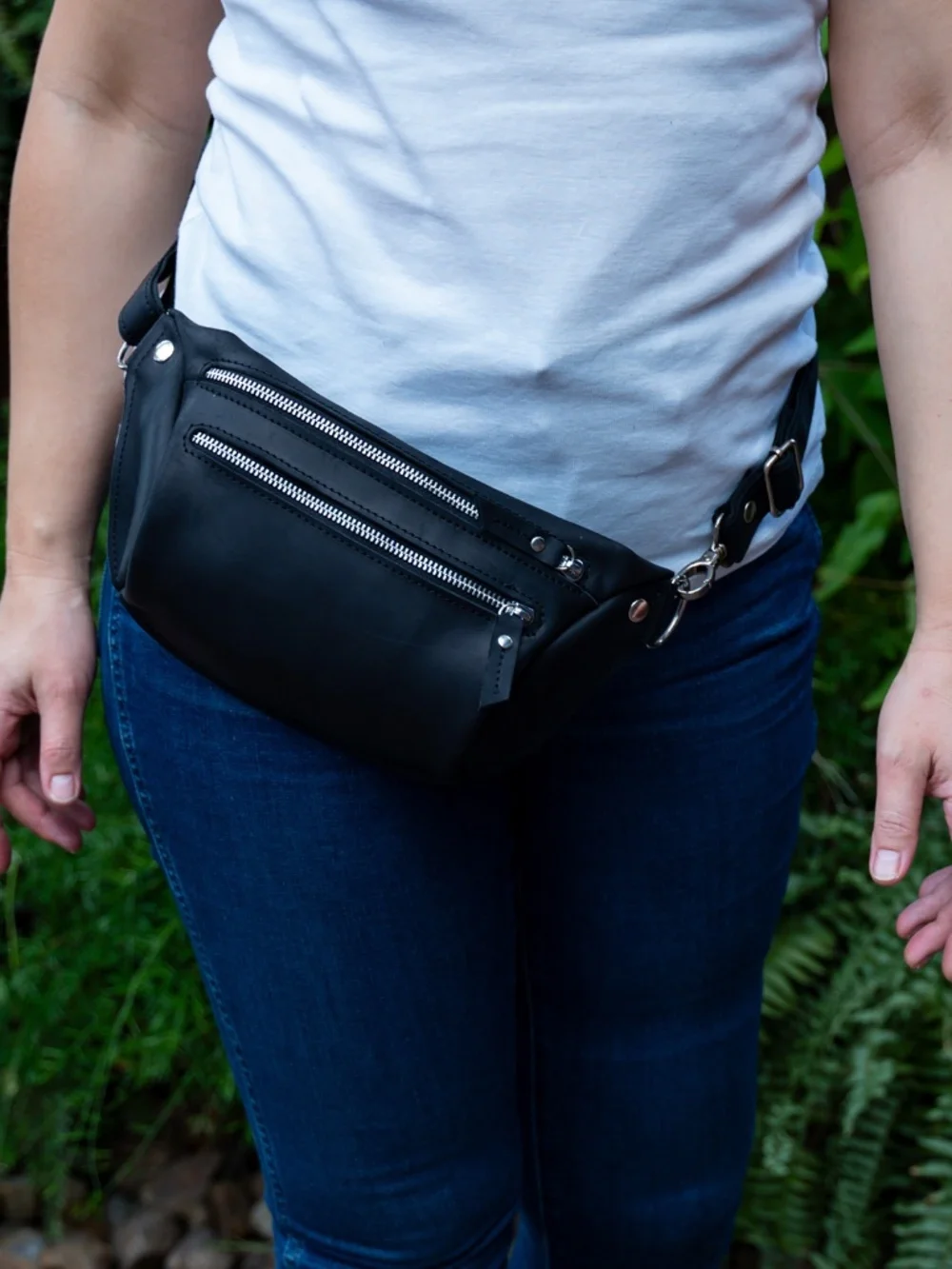 Leather fannypack